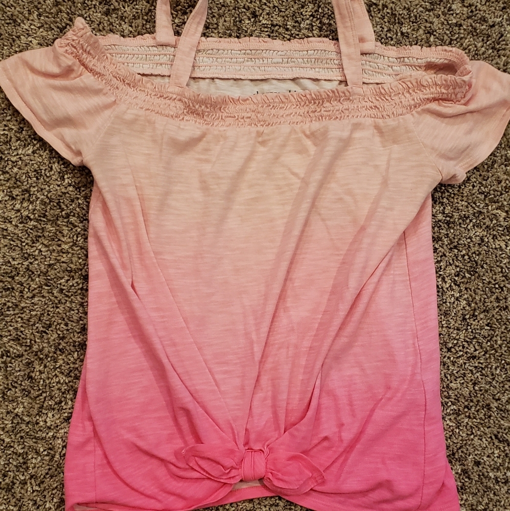 Abercrombie kids girls size 13/14 cold shoulder